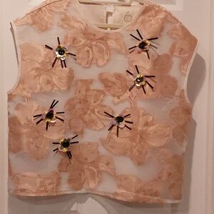 Amit Aggarwal Elegant Sleeveless Top XL